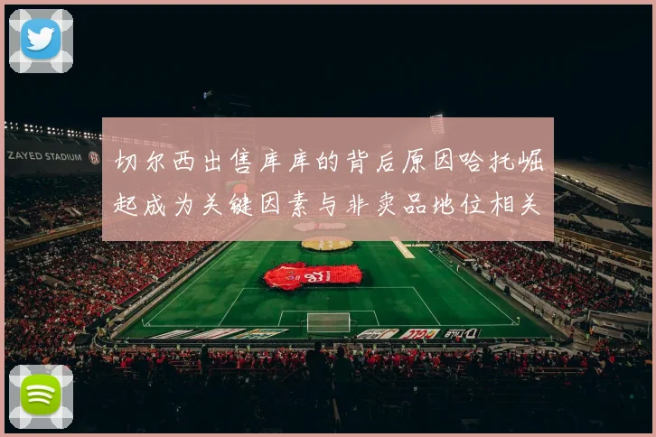 切尔西出售库库的背后原因哈托崛起成为关键因素与非卖品地位相关